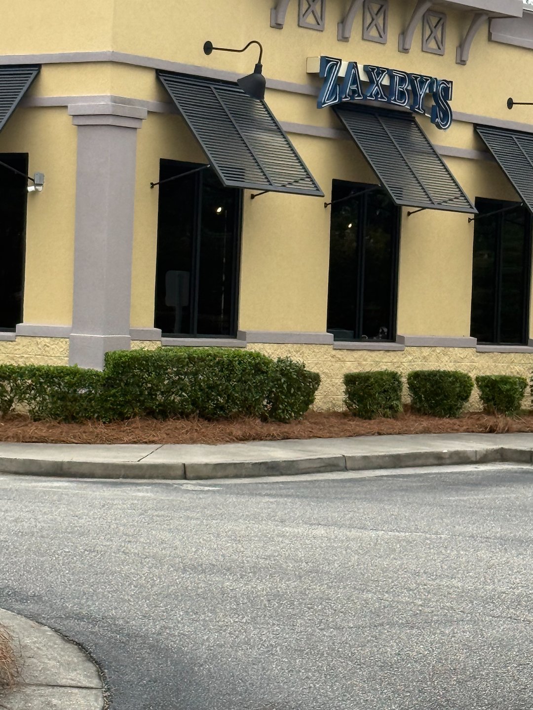 Pine Straw Project at Zaxbys Locations